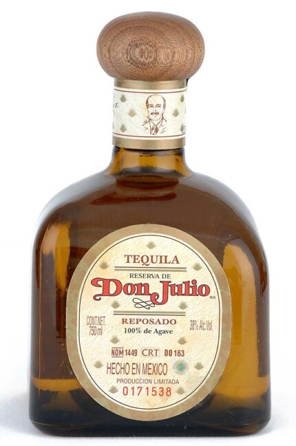 don-julio tequila reposado bottle shaped sticker