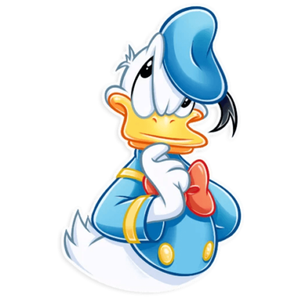 donald duck daisy duck disney cartoon sticker 13