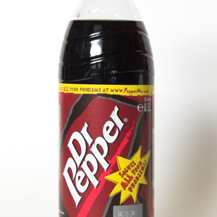 Dr Pepper Plastic Soda Bottle