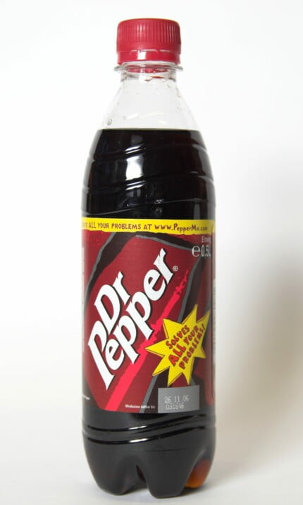 Dr Pepper Plastic Soda Bottle