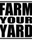 farm_your_yard_rectangle_B&W sticker