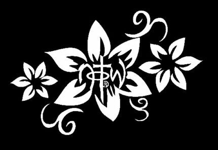 Flowers Religious Decal