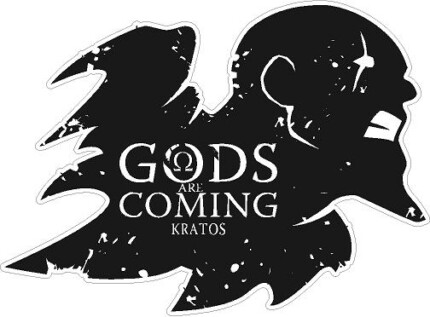 God of War GODS are COMING Sticker