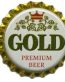 Gold Premium Beer Cap