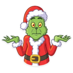 grinch stole christmas_cartoon sticker 12