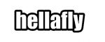 Hellafly vinyl decal sticker