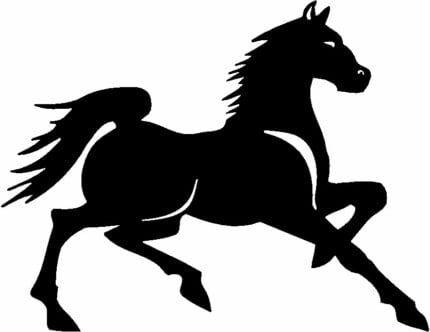 Horses Horse Animal Vinyl Car or WALL Decal Stickers 11