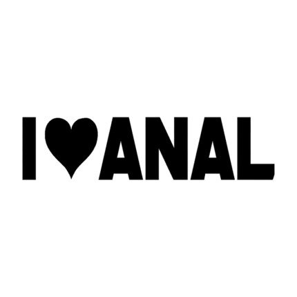 I-Love-Anal Adult-Humor-Funny-Gay-Pride decal