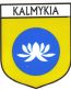 Kalmykia Flag Crest Decal Sticker