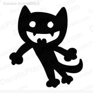 Laughing Cat Decal