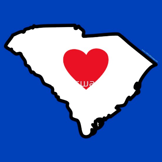 Love South Carolina Sticker