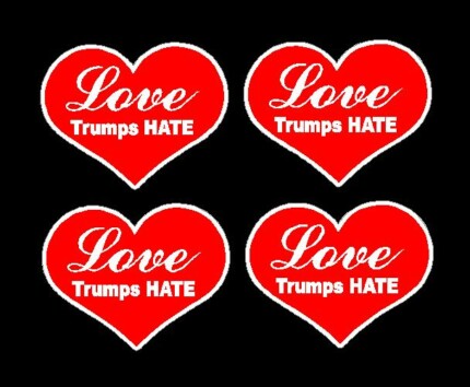 LOVE TRUMPS HATE 2016 4 PACK