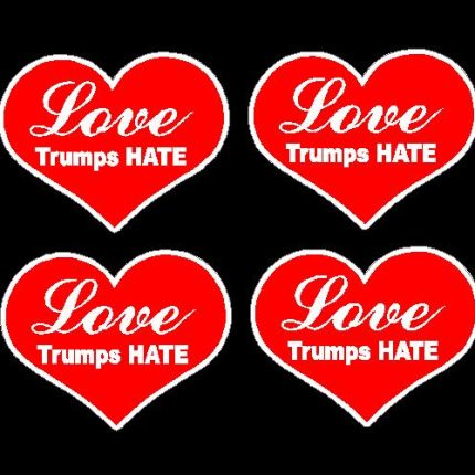 LOVE TRUMPS HATE 2016 4 PACK