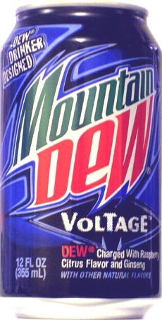 Mountain Dew Voltage Can