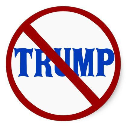 NO TRUMP ROUND STICKER