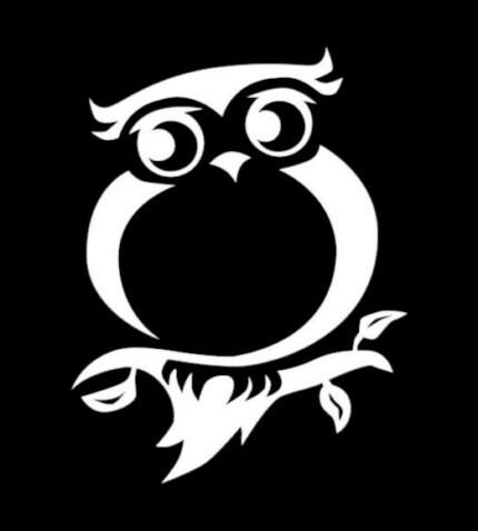 Owl Owl Car Window Decal Sticker 99
