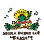 Peace Frogs Uncle Pedro Sticker