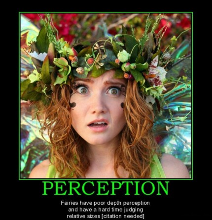 perception faries poor depth perception