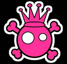 pink princess funny girl sticker
