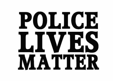 POLICE LIVES MATTER DECAL