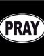 Pray Oval Decal