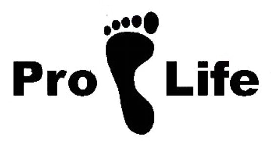 pro life baby foot print vinyl decal