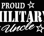 PROUD Military Stickers MILITARY UNCLE