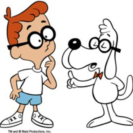 R&B Sherman and Mister-Peabody STICKER