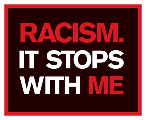 racism stops with me sticker