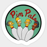 Simpson Pin Pals Sticker