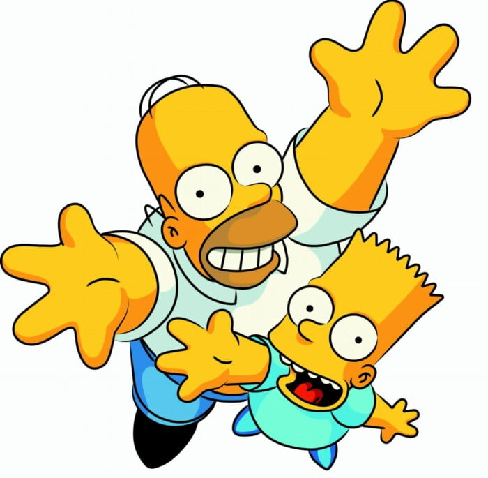 Simpsons Bart & Homer