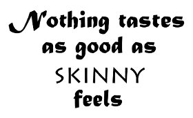 skinny feels funny quotes humor stickers diet motivation