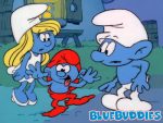 Smurf Wallpaper Sticker 3