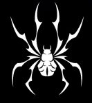 spider tribal car sticker decal