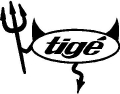 Tige Devil Decal Die Cut Boat Sticker