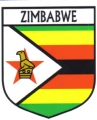 Zimbabwe Flag Crest Decal Sticker