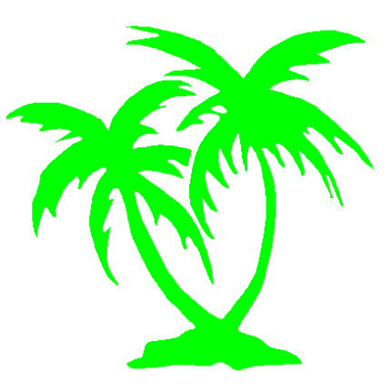 Palm Trees Decal 11