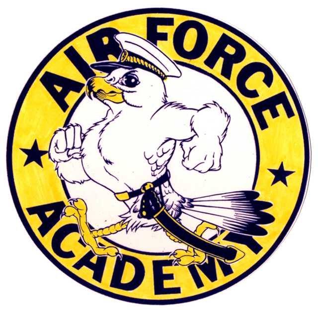 Air Force Academy Logo Round Sticker