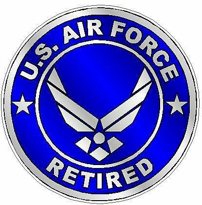 AIR FORCE RETIRED blue