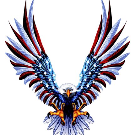 american Eagle-USA Attack sticker