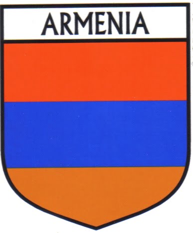 Armenia Flag Crest Decal Sticker