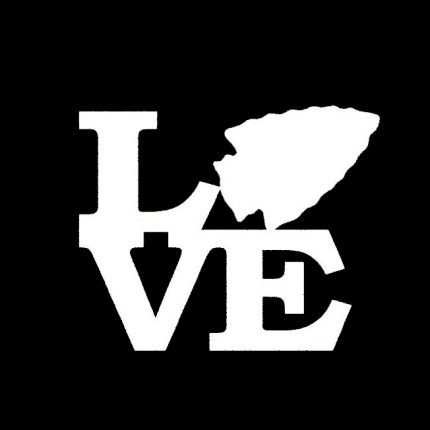 Arrowhead Love For Car Window Truck Bumper Door Vinyl Decal Arrowhead