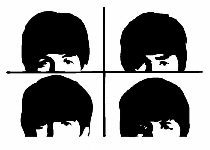 Beatles Sticker