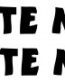 BITE ME die cut decal set