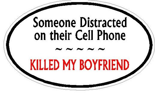 DISTRACTED DRIVER OVAL - Boyfriend