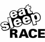 Eat Sleep Race Diecut Vinyl Decal