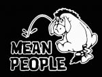 Eeyore Peeon Mean People Decal Sticker