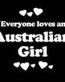 Everyone Loves an Australian Girl