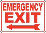 Exit Entrance Signs and Banners 41