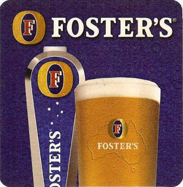 Fosters Import Coaster Sticker